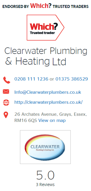 Which Trusted Trader information for Clearwater Plumbing & Heating Ltd 